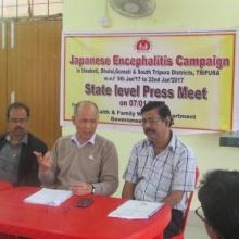 Image 2 - State level Press Meet on JE campaign